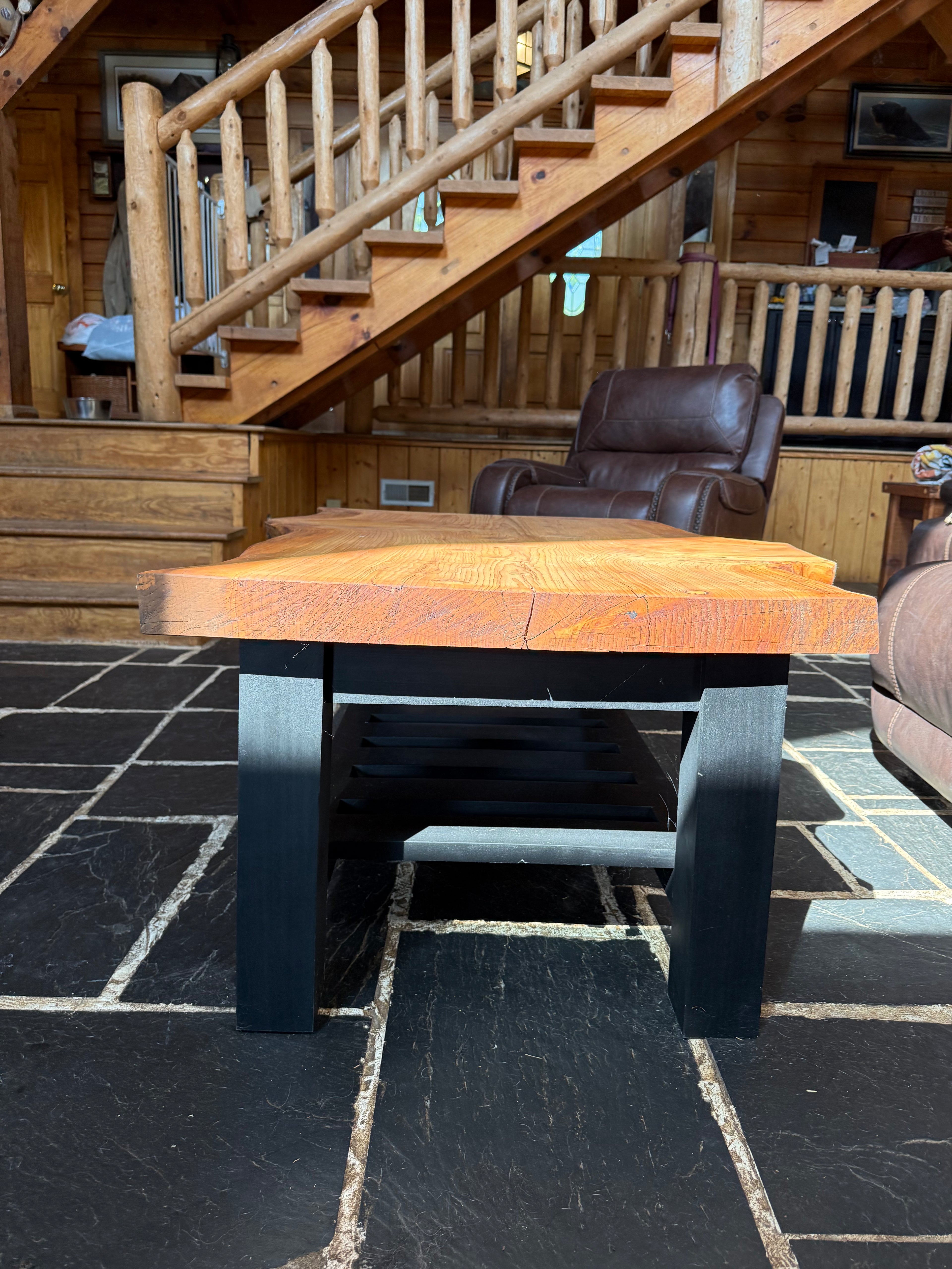 Deodar Cedar Live Edge Coffee Table