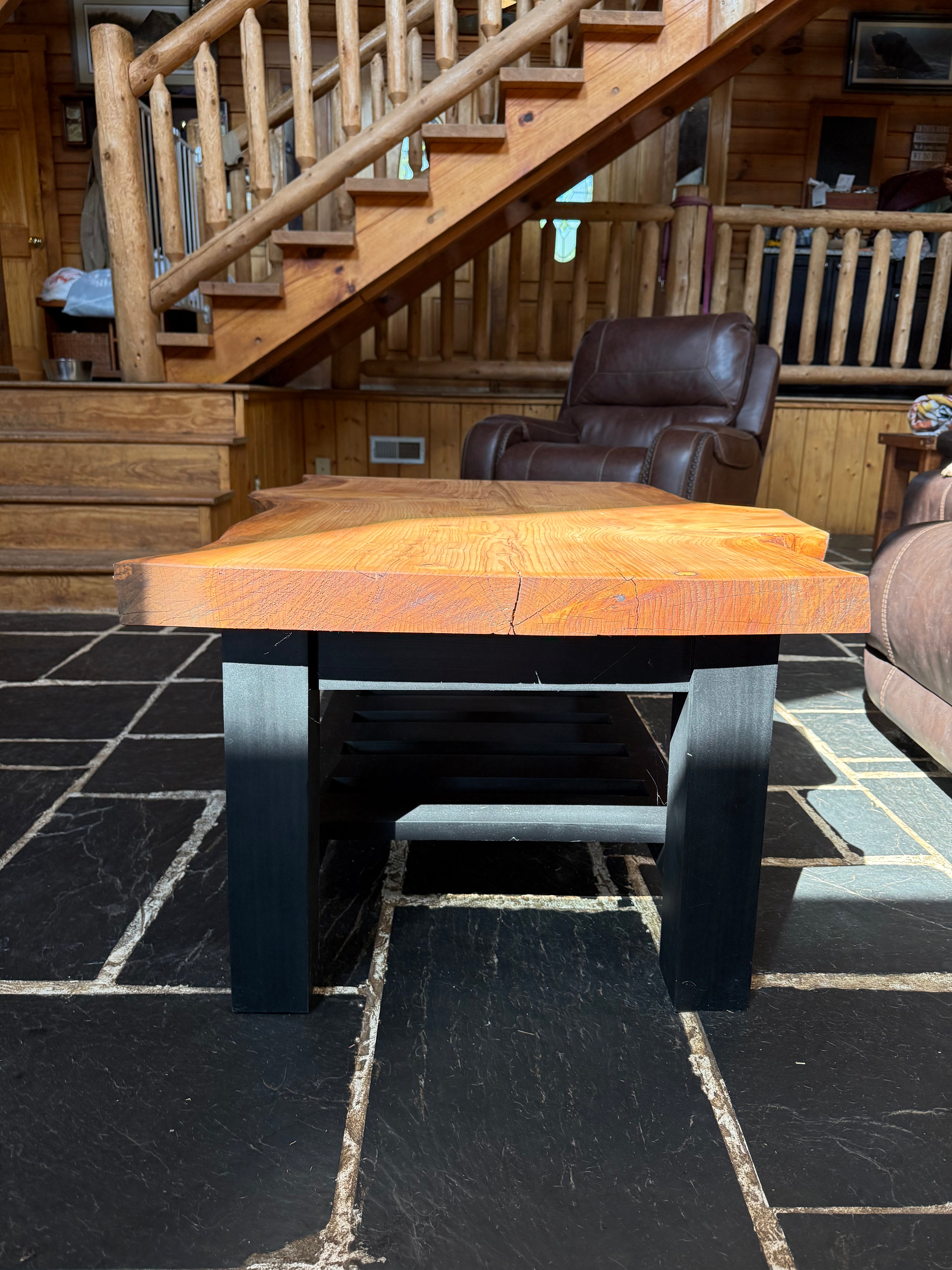 Deodar Cedar Live Edge Coffee Table