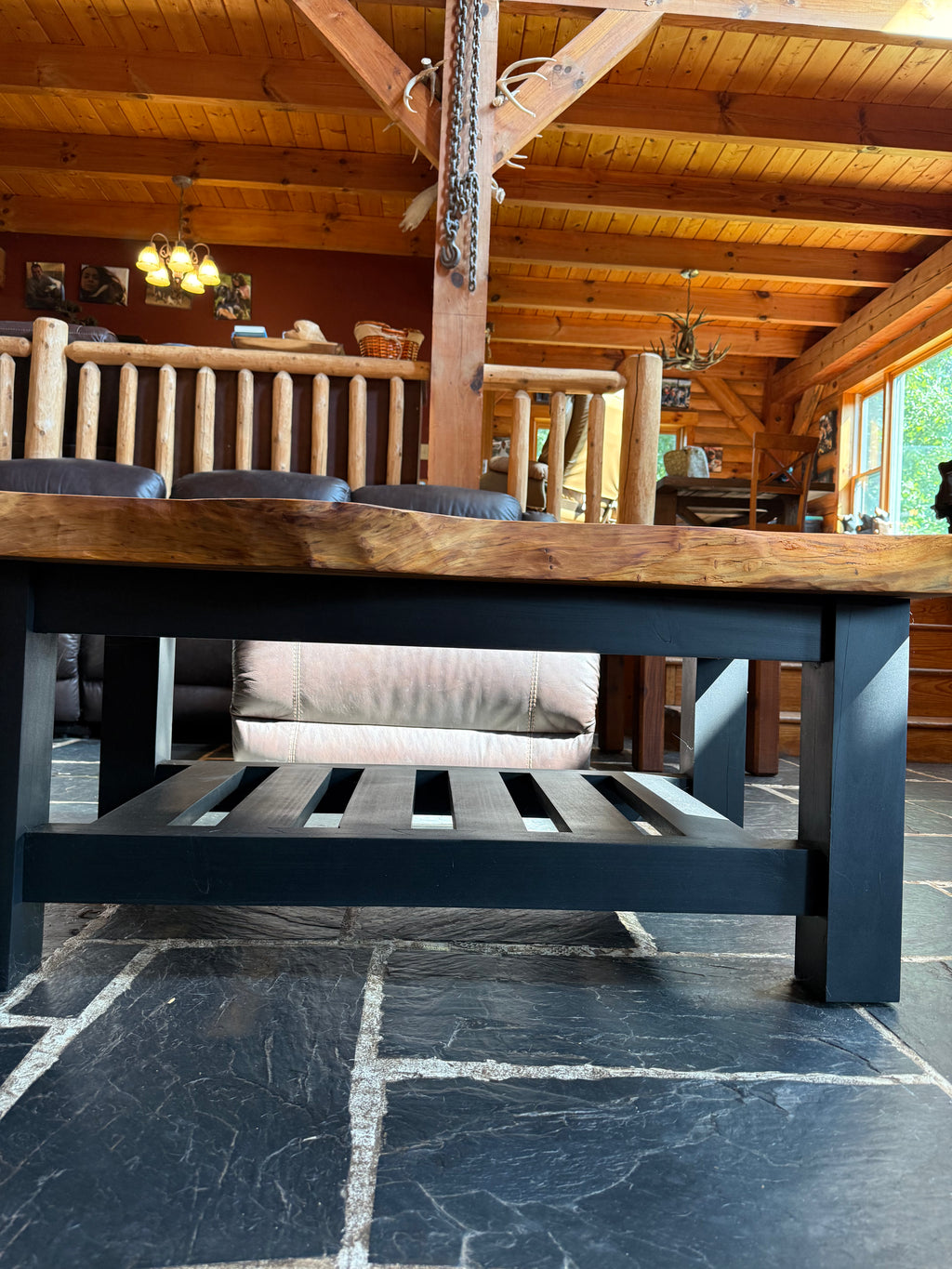 Deodar Cedar Live Edge Coffee Table