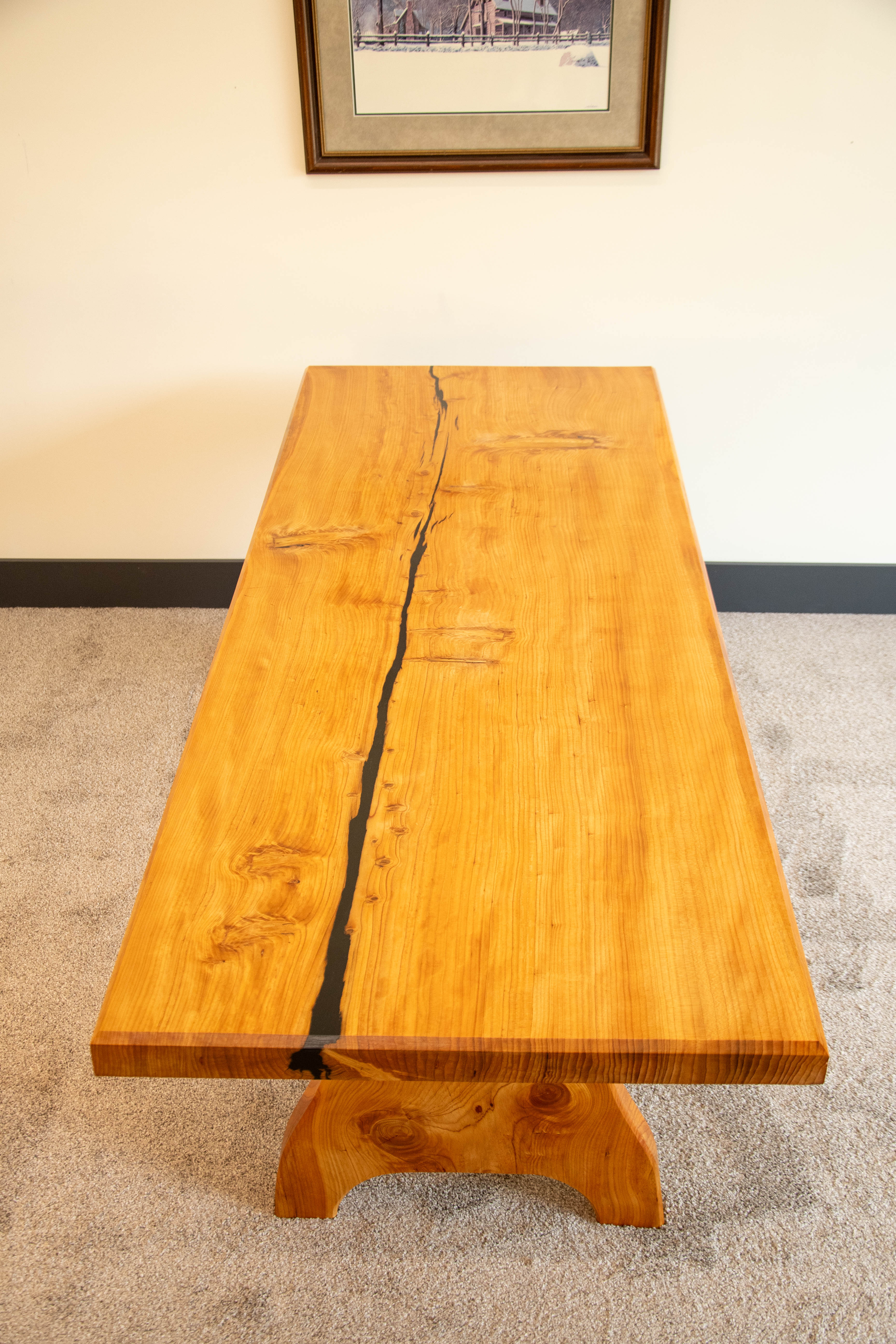 Handcrafted Solid Wood Dining Table